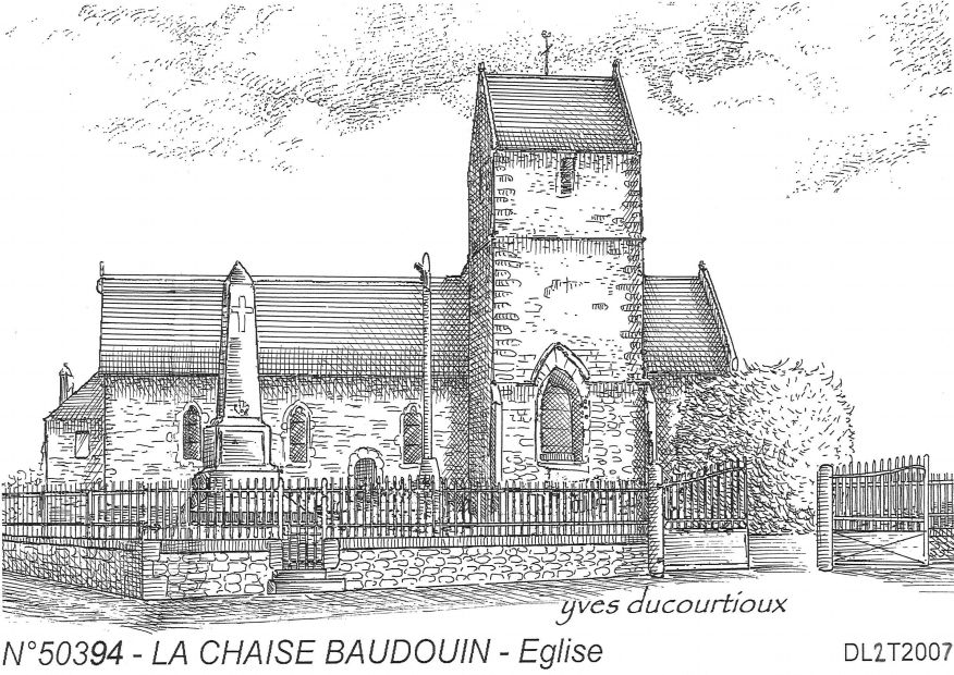 N 50394 - LA CHAISE BAUDOUIN - église